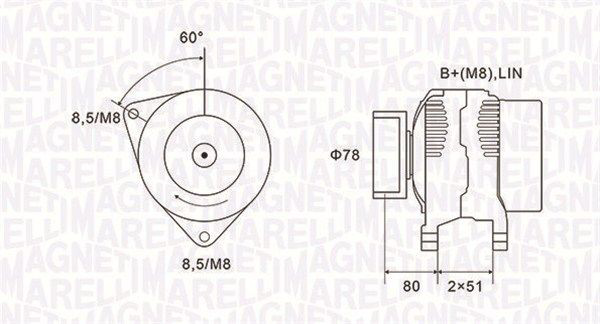 063731919010 Magneti Marelli Генератор автомобильный
